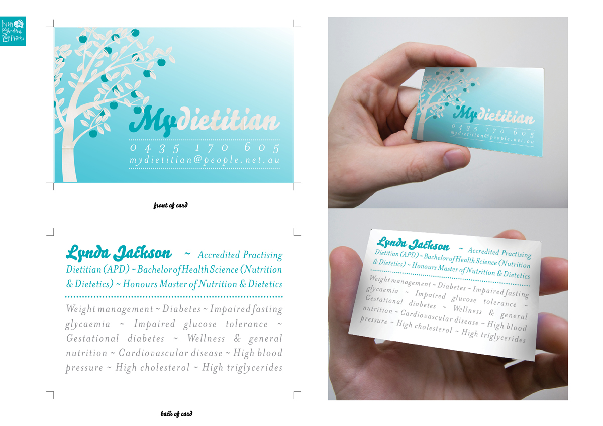 Diseño de Tarjeta de Presentación por In My Element Elephant para este proyecto | Diseño #334803