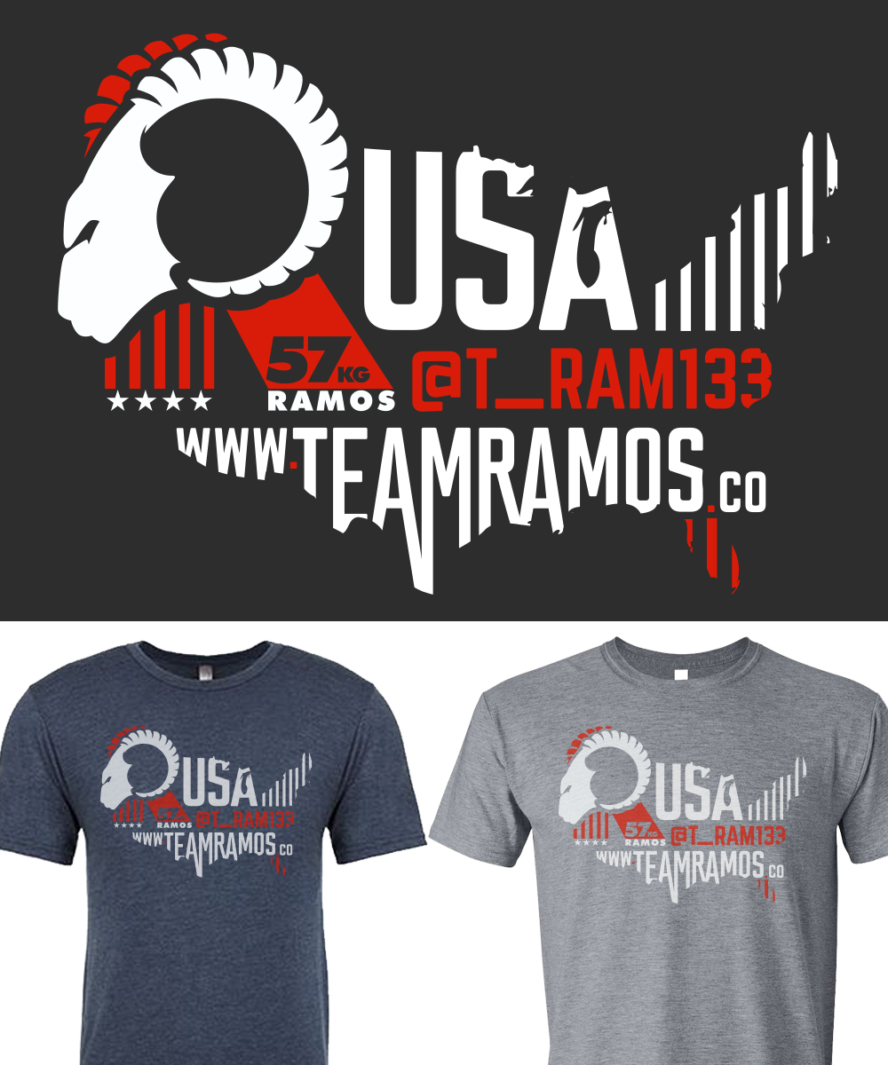 T-shirt Design by Josh Bailey for Team Ramos LLC | Design #6292773