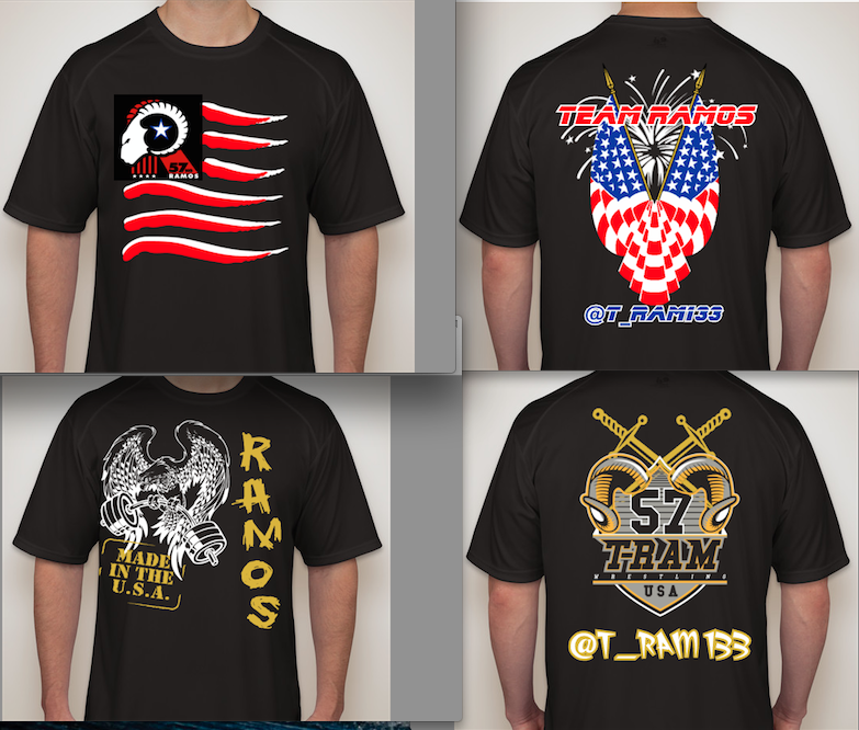 T-shirt Design by Precision Designs for Team Ramos LLC | Design #6291354