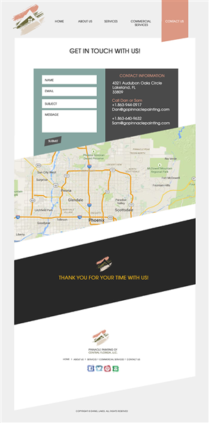 Web Design by MOATAZ AZAB for Pinnacle Painting of Central Florida, LLC | Design: #6291250