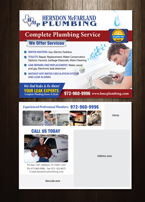 Postcard Design by meet007 for this project | Design: #6262064