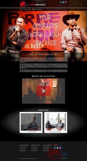 Web Design par Jeff Beck pour Humor Resources | Design #6317184