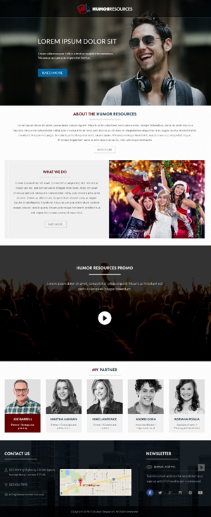 Web Design par Creative Usha pour Humor Resources | Design #6269942