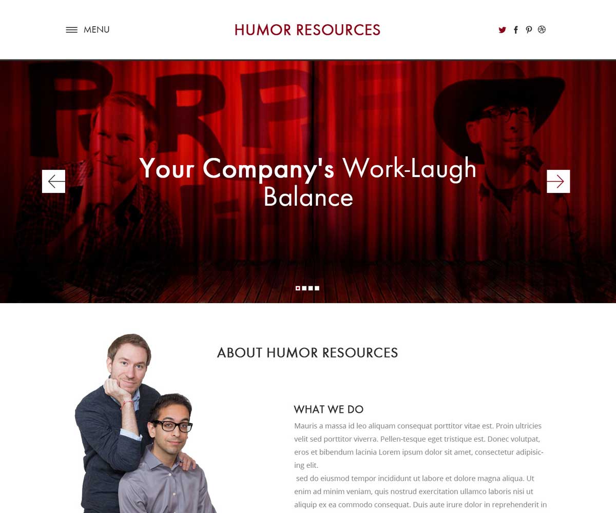 Web Design by HSwebmasters for Humor Resources | Design #6338715
