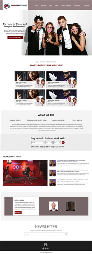 Web-Design von Karthik_Designer für Humor Resources | Design #6283466