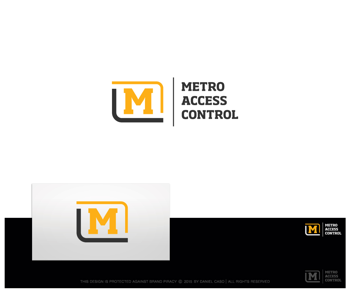 Logo Design by Daniel Caso Design for Metro Access Control | Design #6262722