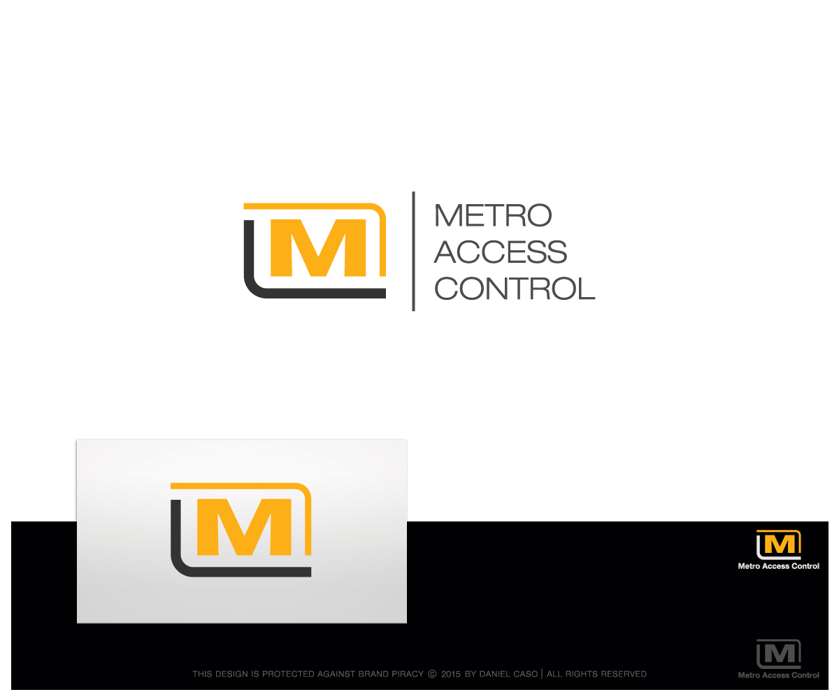 Logo Design by Daniel Caso Design for Metro Access Control | Design #6262725