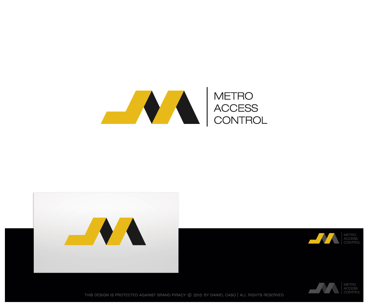 Logo-Design von Daniel Caso Design für Metro Access Control | Design #6262735
