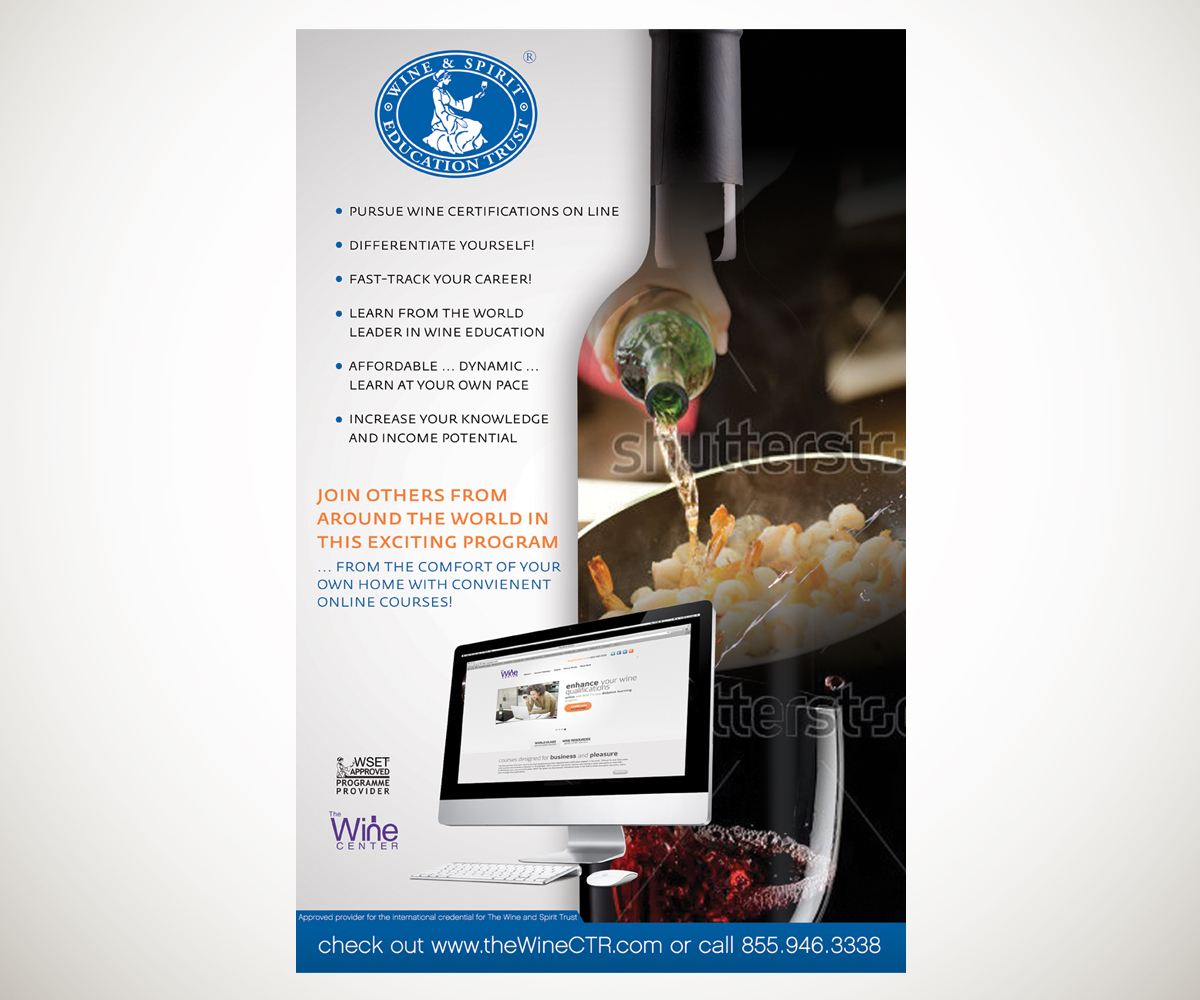 Poster Design by Joshua Carmichael for The Wine Center, llc | Design #1683910