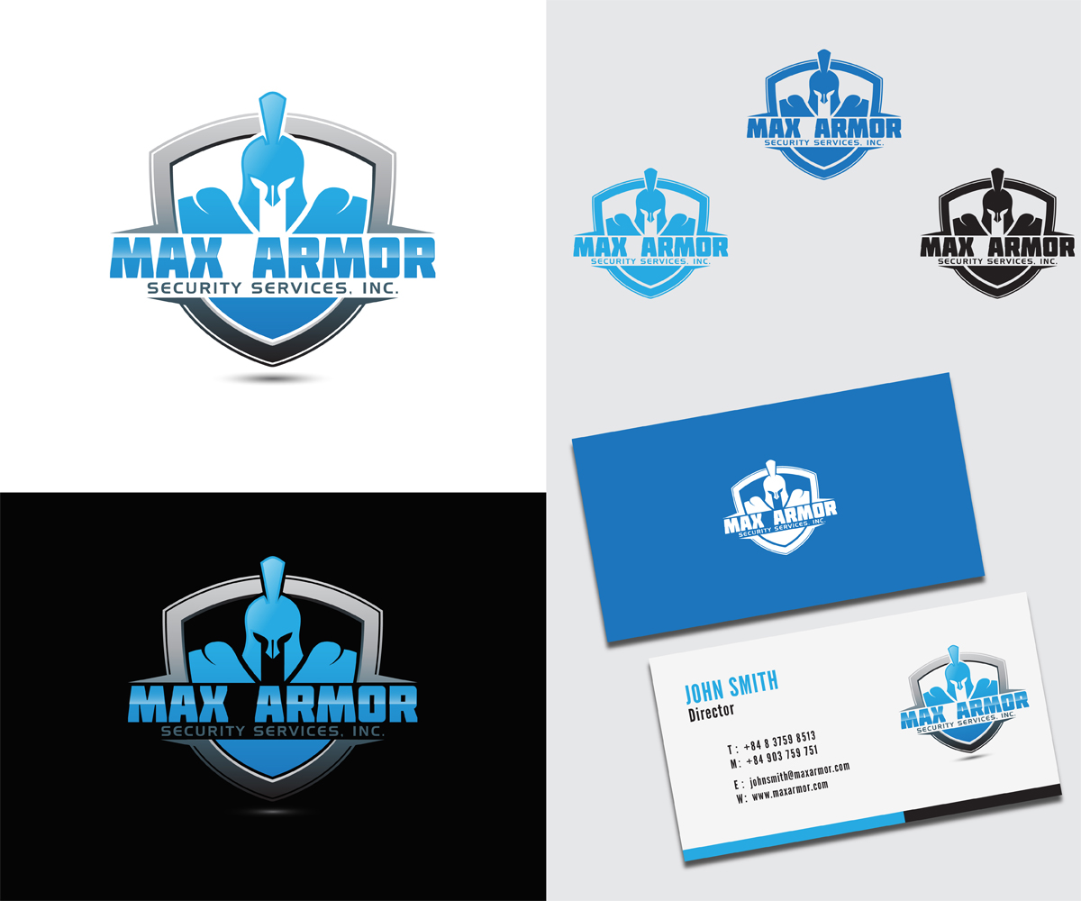 Logo Design by JuvenileCubelo for MaxArmor Security Services, Inc. | Design #1822667