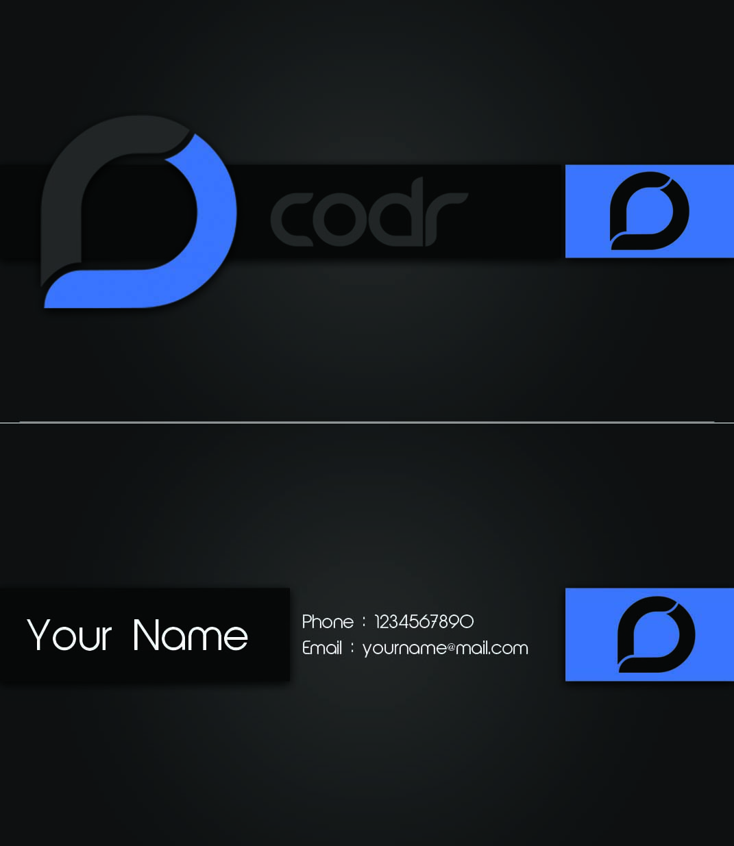 Business Card Design by TS Designs for Codr Software | Design #1666913