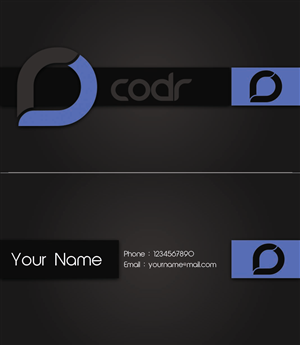 Business Card Design by TS Designs for Codr Software | Design: #1666913
