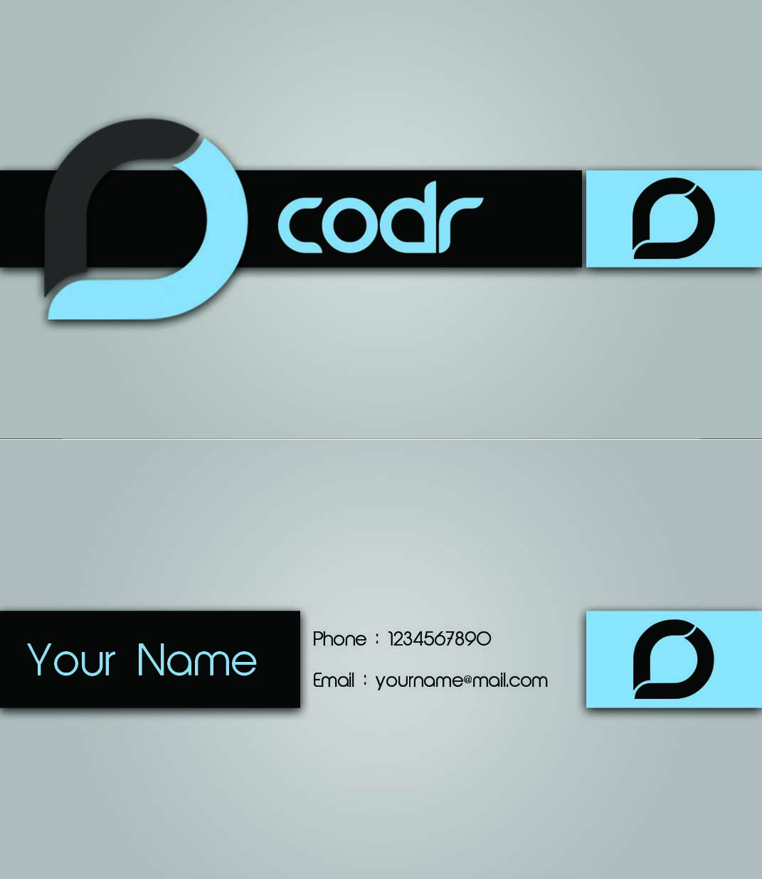 Business Card Design by TS Designs for Codr Software | Design #1667233