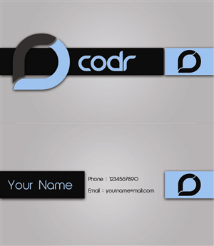 Business Card Design by TS Designs for Codr Software | Design: #1667233