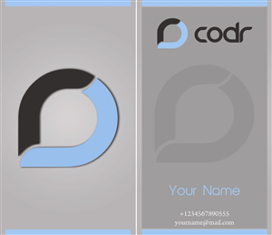 Business Card Design by TS Designs for Codr Software | Design: #1667237