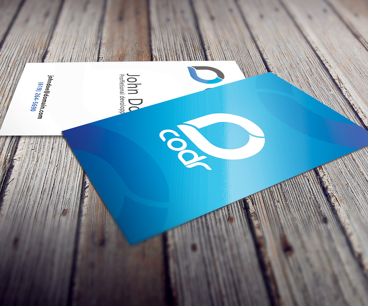 Business Card Design by medhoover for Codr Software | Design #1723178