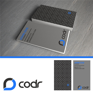 Business Card Design by Amanda for Codr Software | Design: #1698814