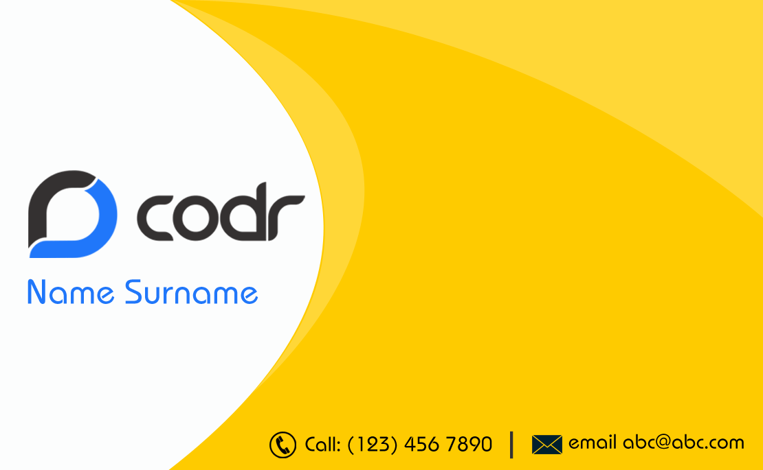 Business Card Design by aarsita for Codr Software | Design #1701395