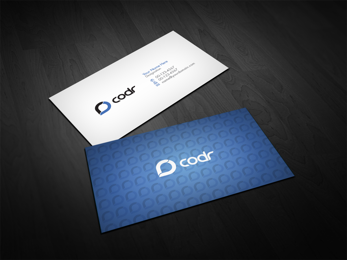 Business Card Design by asimali for Codr Software | Design #1674340
