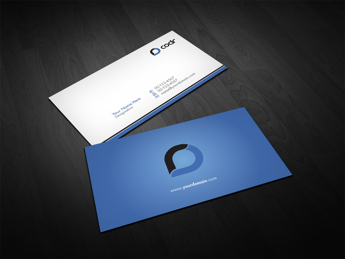 Business Card Design by asimali for Codr Software | Design #1674484