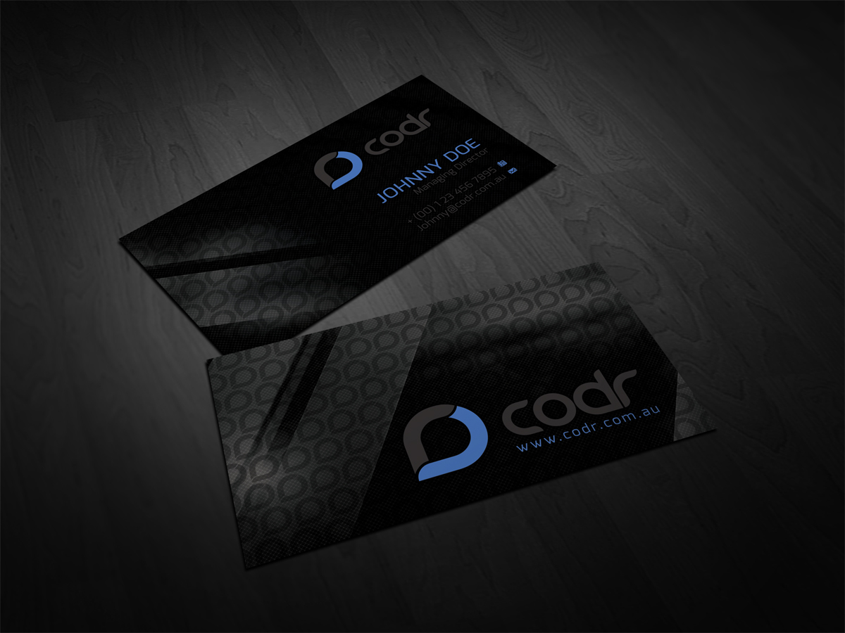 Business Card Design by diRtY.EMM for Codr Software | Design #1667855