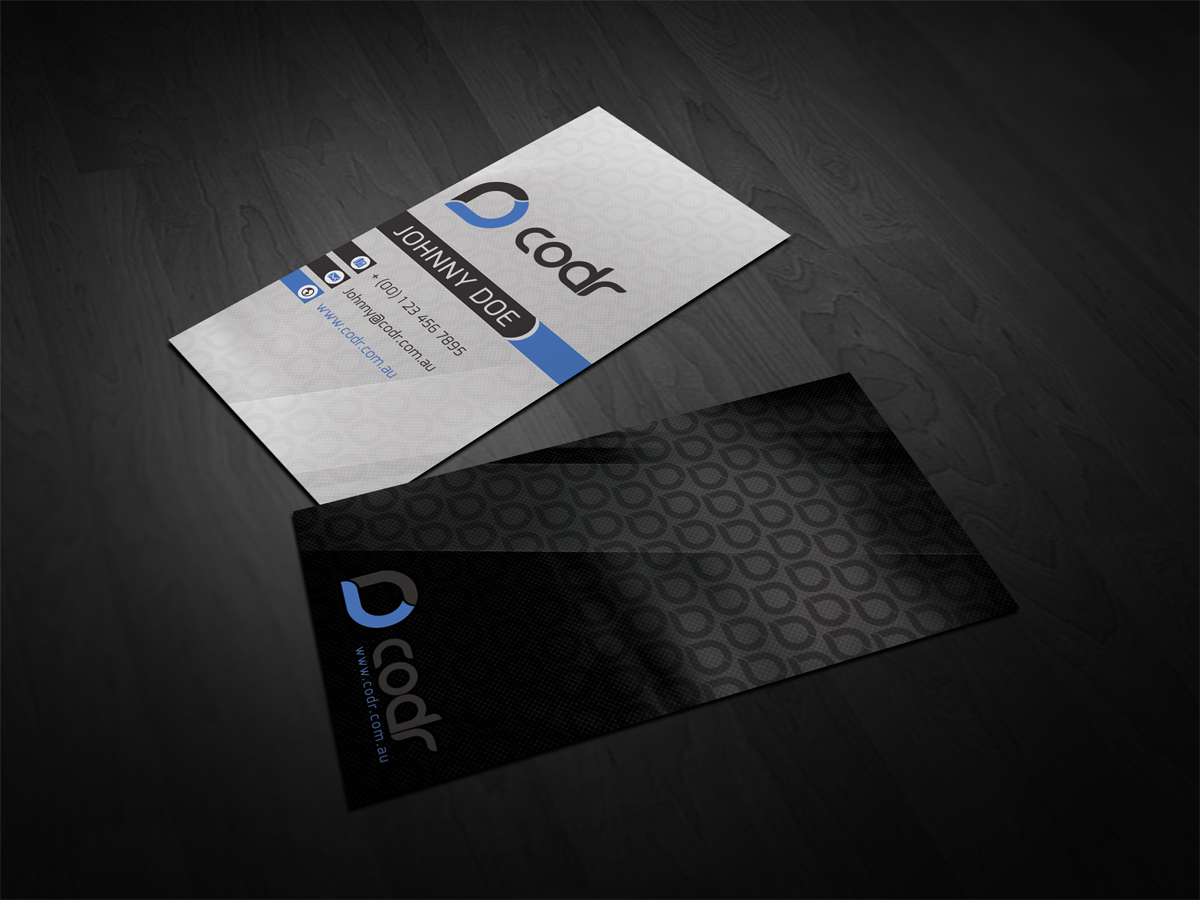 Design de Carte de Visite par diRtY.EMM pour Codr Software | Design #1692093