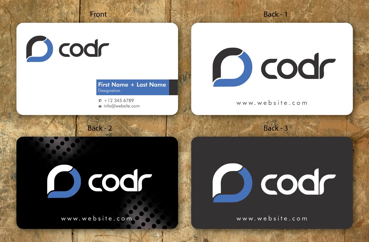 Business Card Design by Sbss for Codr Software | Design #1669778