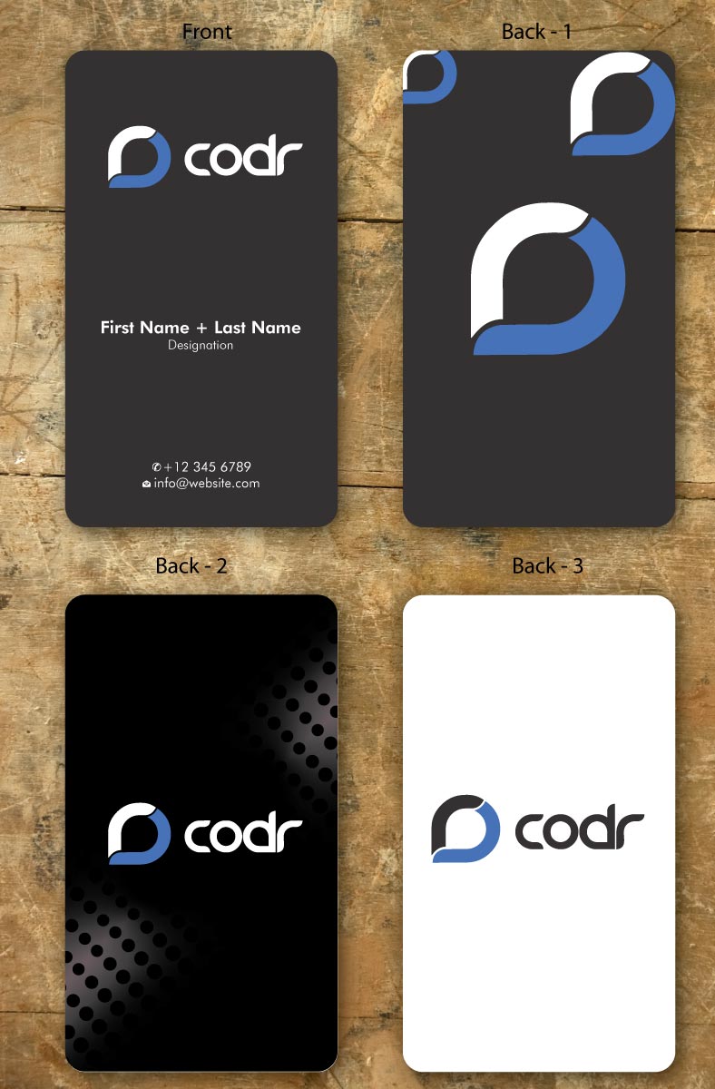 Business Card Design by Sbss for Codr Software | Design #1669780