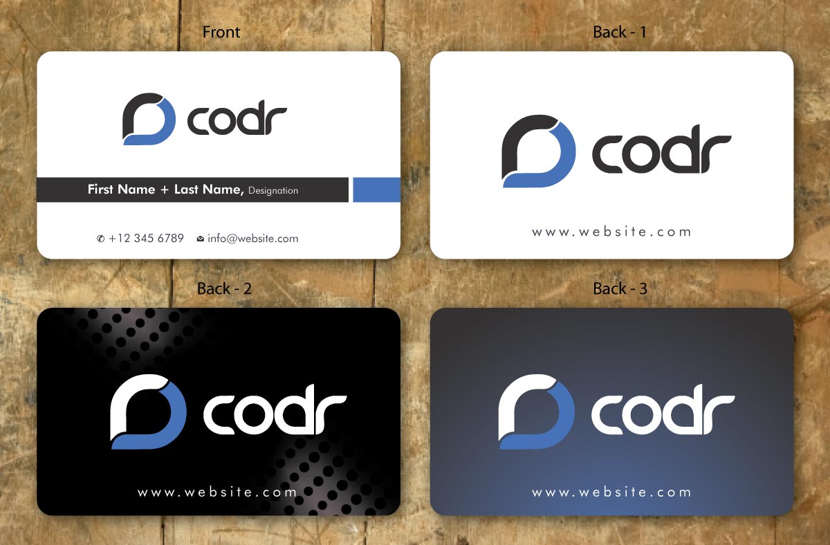 Business Card Design by Sbss for Codr Software | Design #1669786
