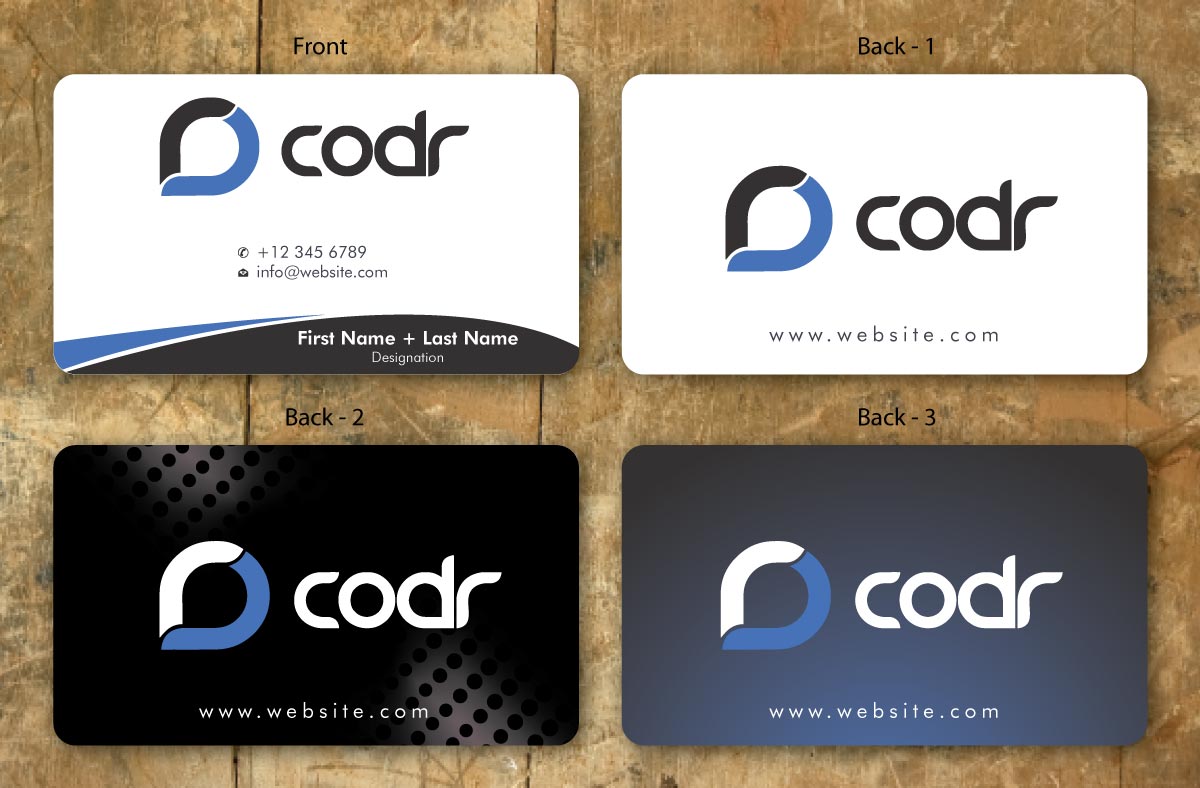 Business Card Design by Sbss for Codr Software | Design #1669802