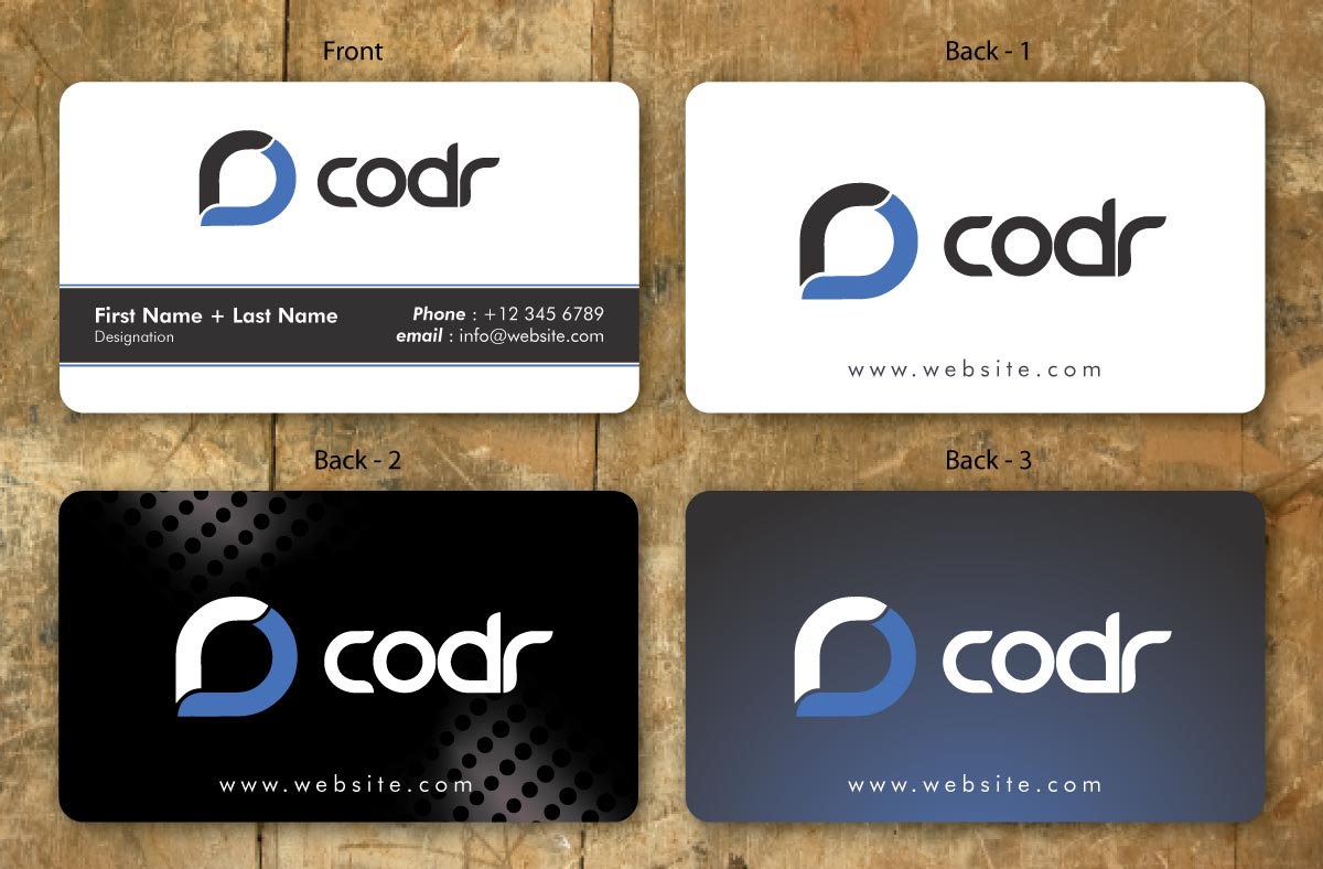 Business Card Design by Sbss for Codr Software | Design #1669808