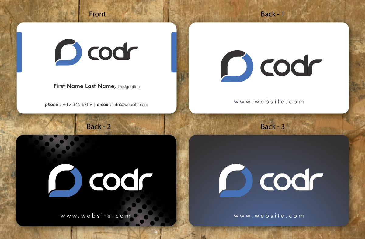 Business Card Design by Sbss for Codr Software | Design #1669811
