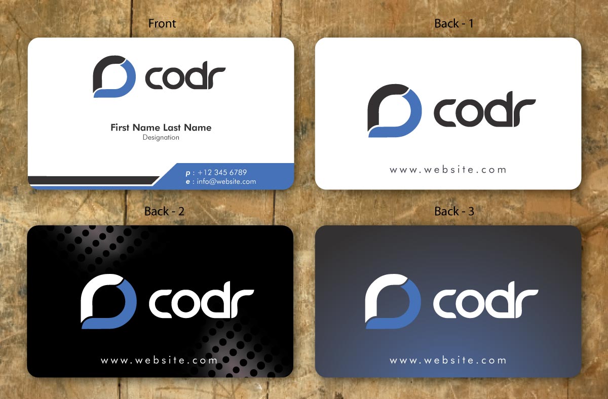 Business Card Design by Sbss for Codr Software | Design #1669819