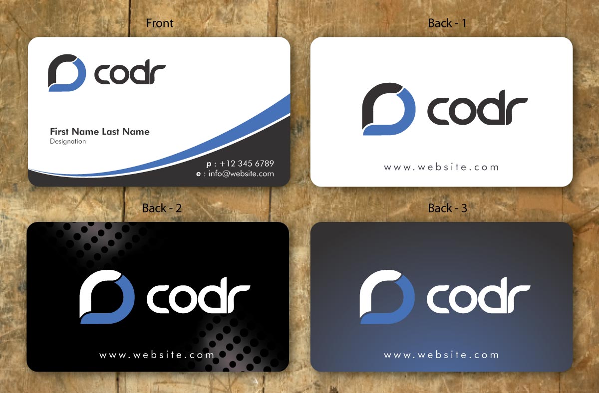 Business Card Design by Sbss for Codr Software | Design #1669845