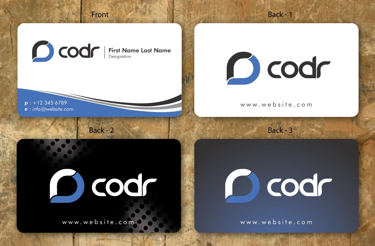 Business Card Design by Sbss for Codr Software | Design #1669846