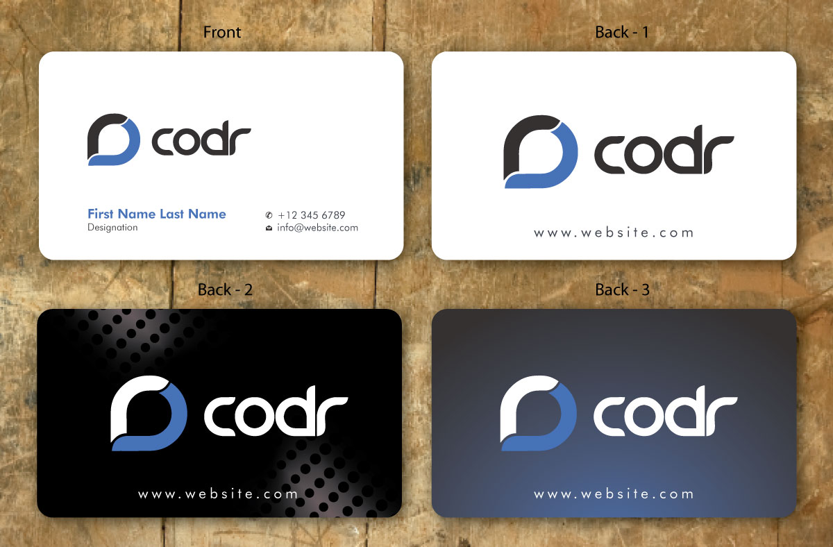 Business Card Design by Sbss for Codr Software | Design #1669856