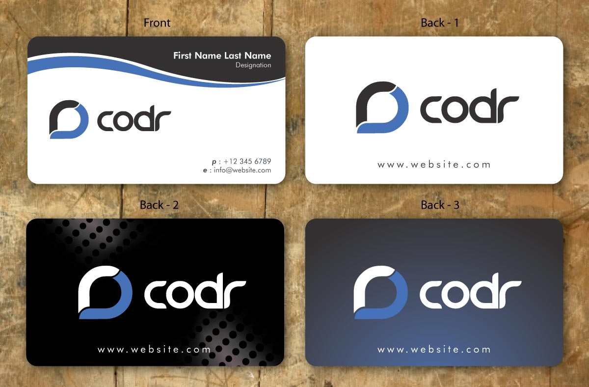 Business Card Design by Sbss for Codr Software | Design #1669860