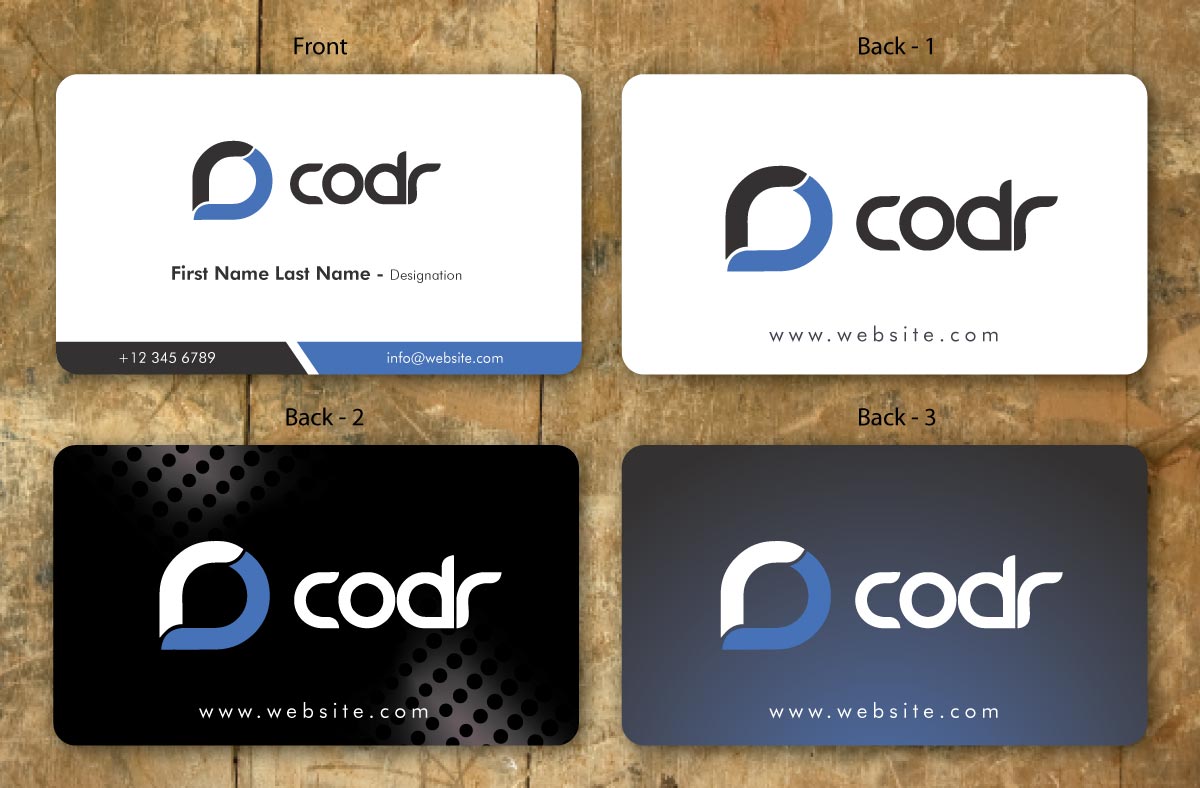 Business Card Design by Sbss for Codr Software | Design #1669863