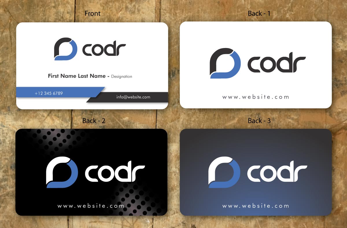 Business Card Design by Sbss for Codr Software | Design #1669865