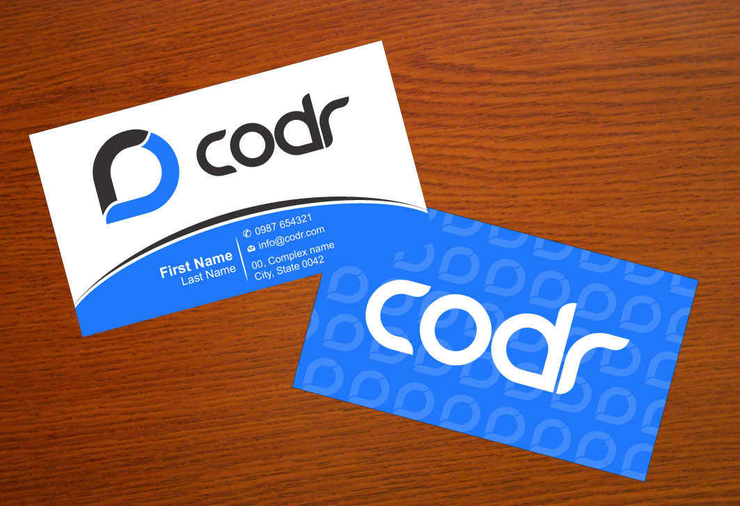 Business Card Design by Sbss for Codr Software | Design #1670442