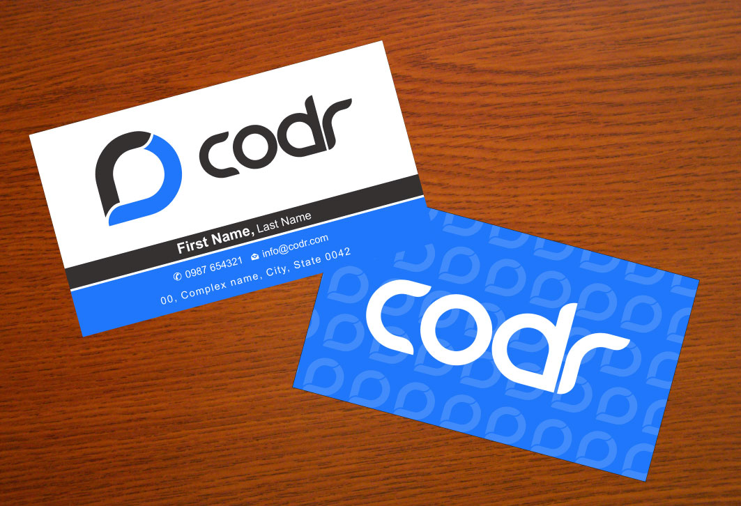 Business Card Design by Sbss for Codr Software | Design #1670443