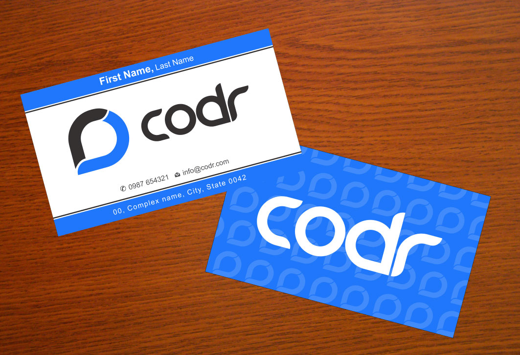 Business Card Design by Sbss for Codr Software | Design #1670444