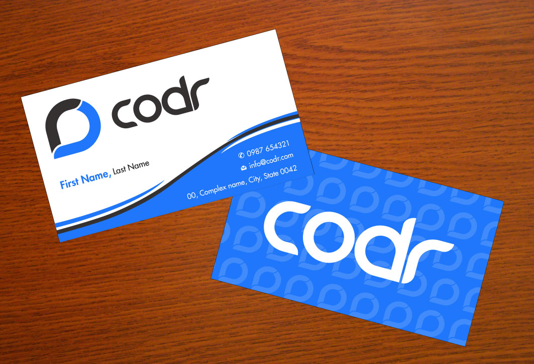 Business Card Design by Sbss for Codr Software | Design #1670446