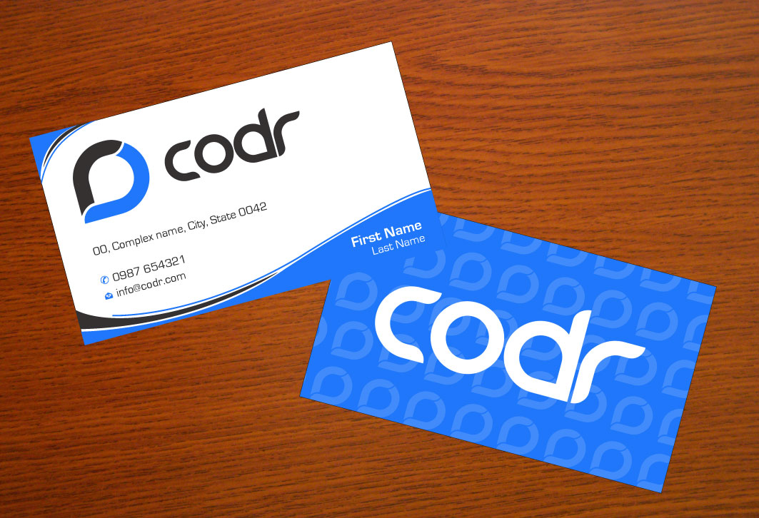 Business Card Design by Sbss for Codr Software | Design #1670451