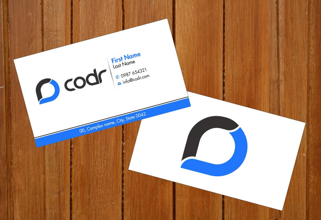 Business Card Design by Sbss for Codr Software | Design #1670472