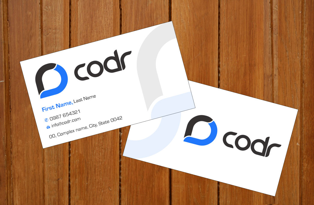 Business Card Design by Sbss for Codr Software | Design #1670781
