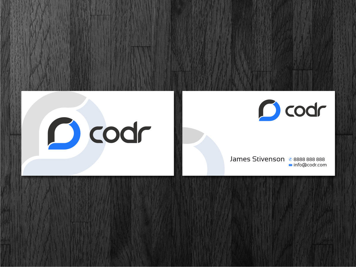 Design de Carte de Visite par Atvento Graphics pour Codr Software | Design #1672156