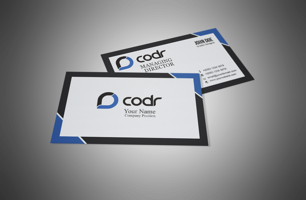 Business Card Design by athar khan for Codr Software | Design #1672340