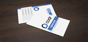Business Card Design by athar khan for Codr Software | Design: #1673679