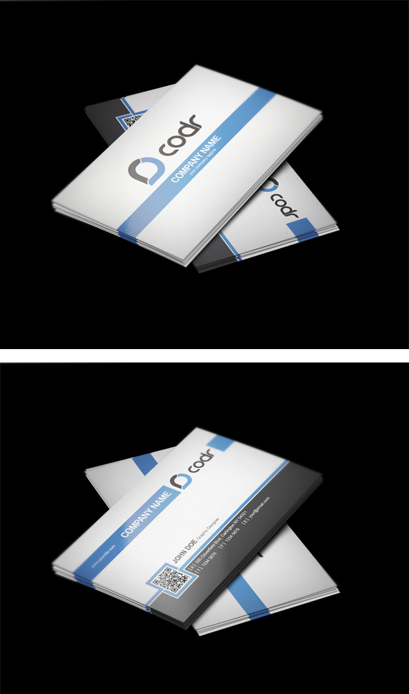 Business Card Design by athar khan for Codr Software | Design #1676880